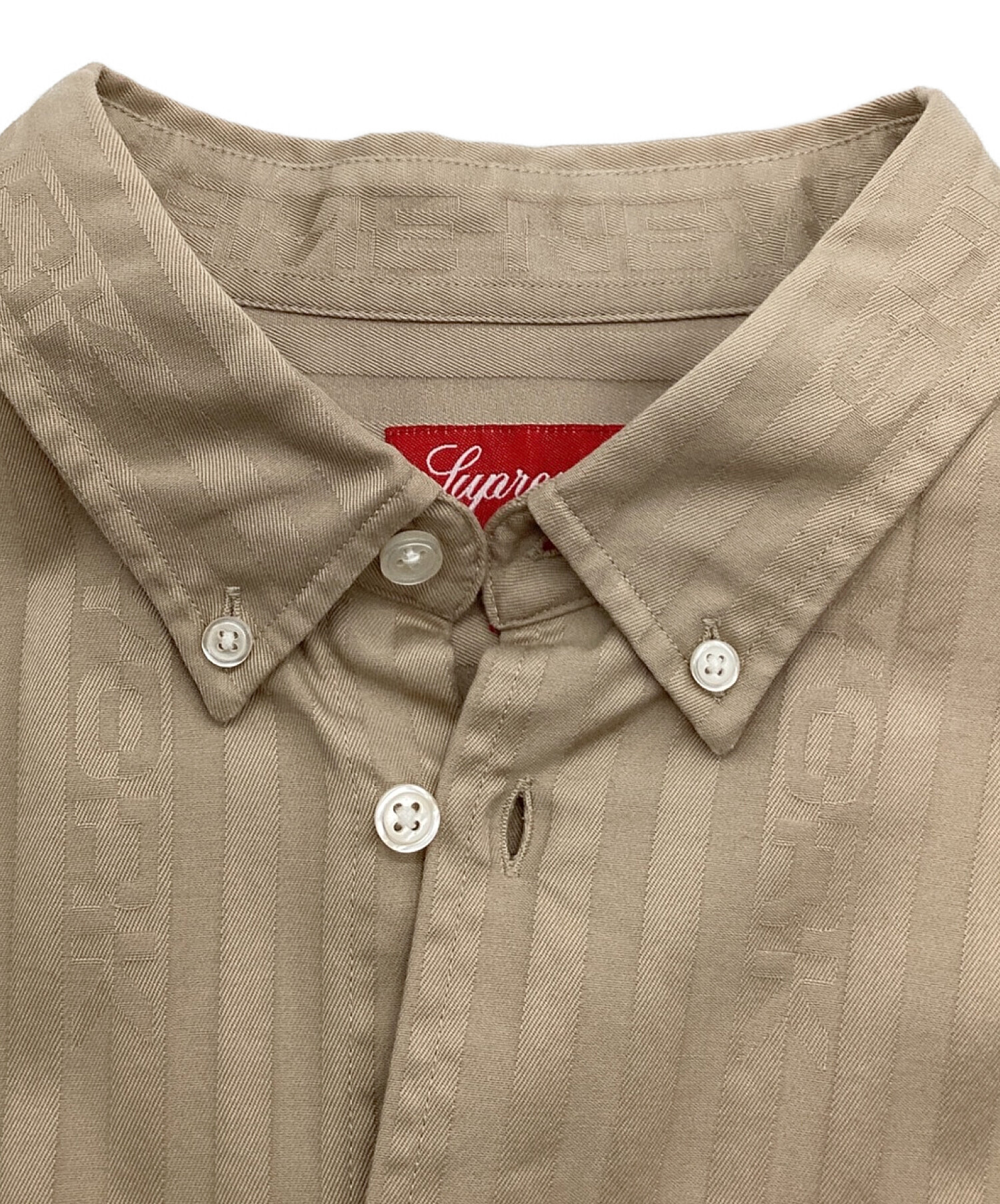 中古・古着通販】SUPREME (シュプリーム) Jacquard Stripe Twill Shirt ...