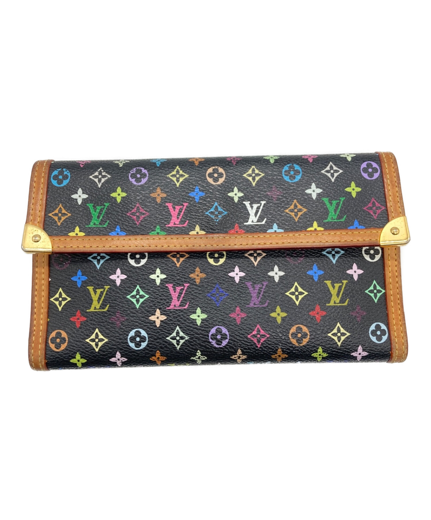 中古・古着通販】LOUIS VUITTON (ルイ ヴィトン) 長財布 ブラック