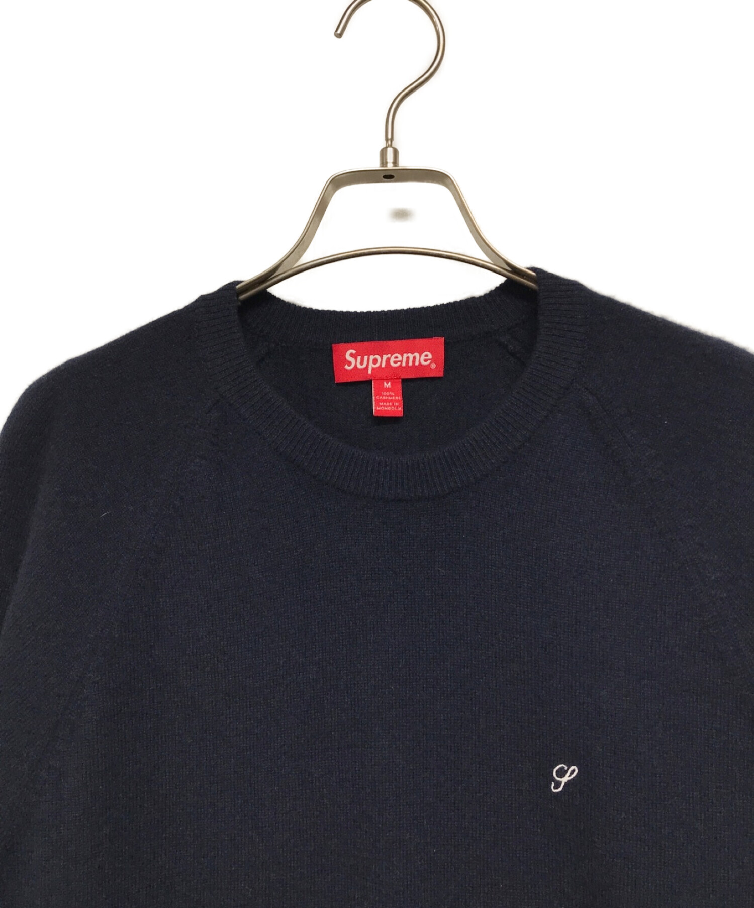 中古・古着通販】SUPREME (シュプリーム) CASHMERE SWEATER ネイビー