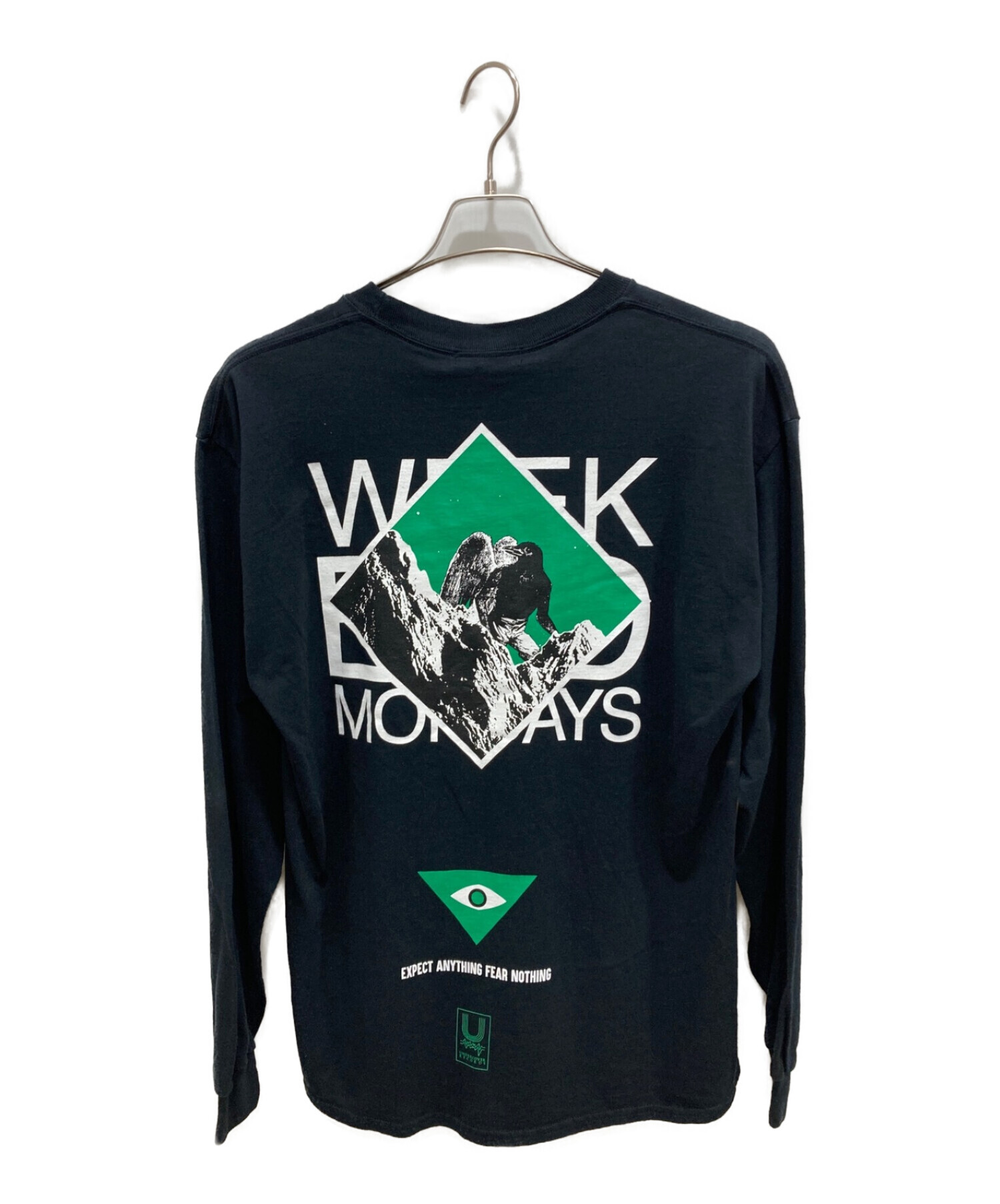 UNDERCOVER (アンダーカバー) WEEKEND MONDAYS L/S TEE ブラック サイズ:L 未使用品