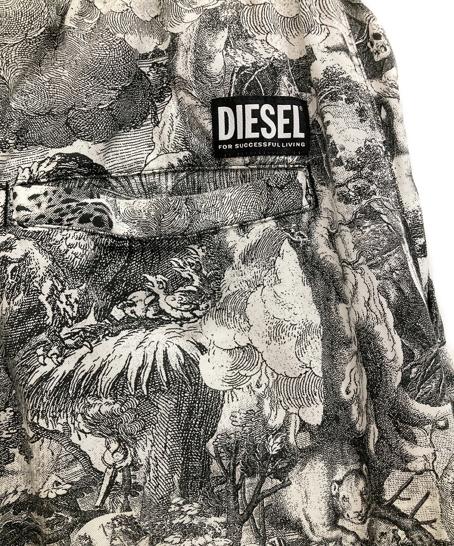 中古・古着通販】DIESEL (ディーゼル) オールオーバープリントパンツ