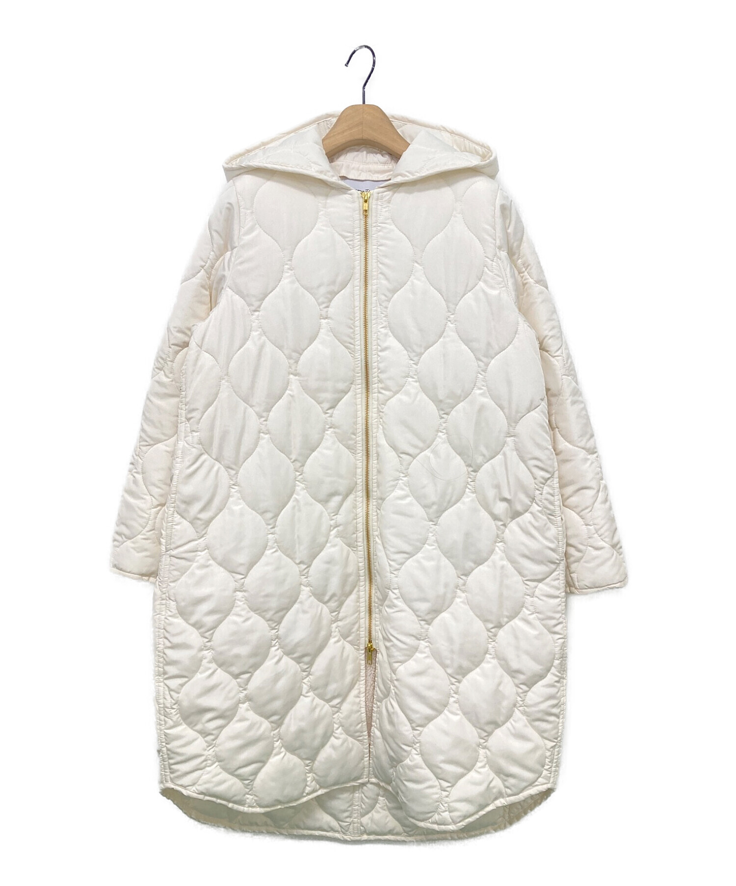 Emma Taylor MILITARY QUILTING HOOD COAT - ロングコート