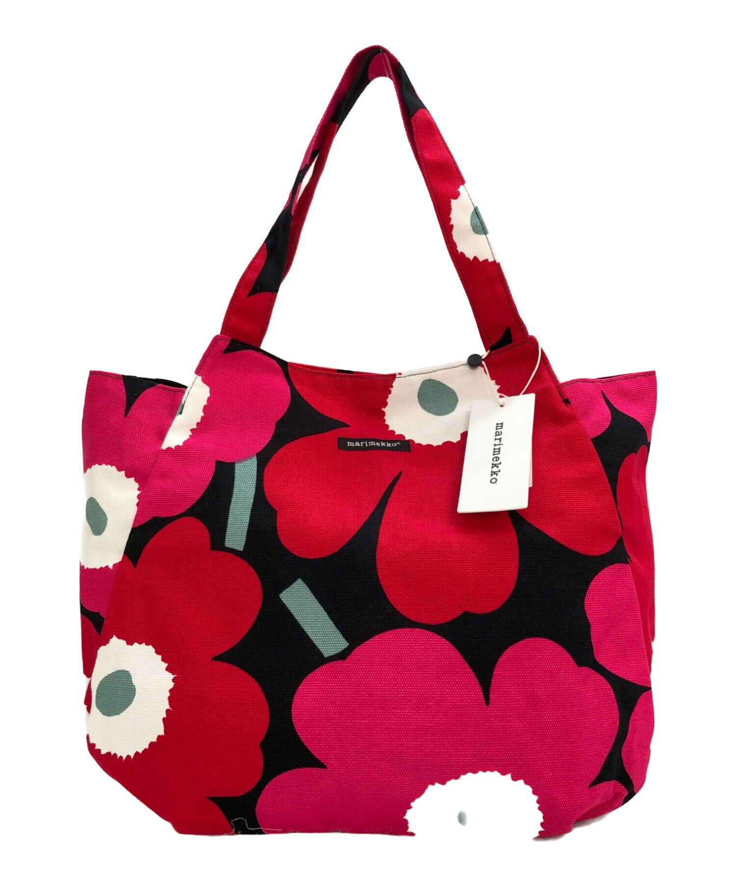 marimekko (マリメッコ) HUVITUS UNIKKOトートバッグ レッド サイズ:- 未使用品