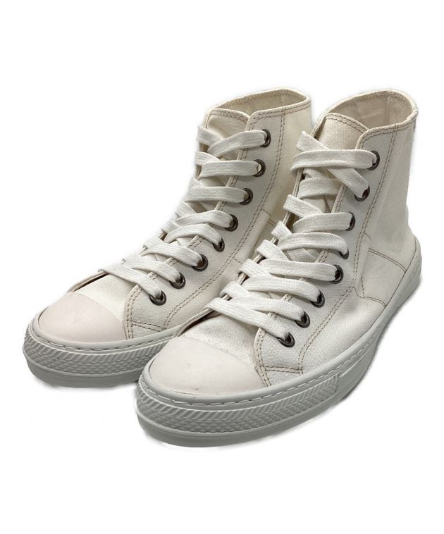 中古・古着通販】Maison Margiela (メゾンマルジェラ) キャンバススニーカー ホワイト サイズ:SIZE42｜ブランド・古着通販  トレファク公式【TREFAC FASHION】スマホサイト