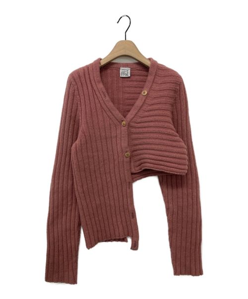 中古・古着通販】BASERANGE (ベースレンジ) lence cardigan ピンク