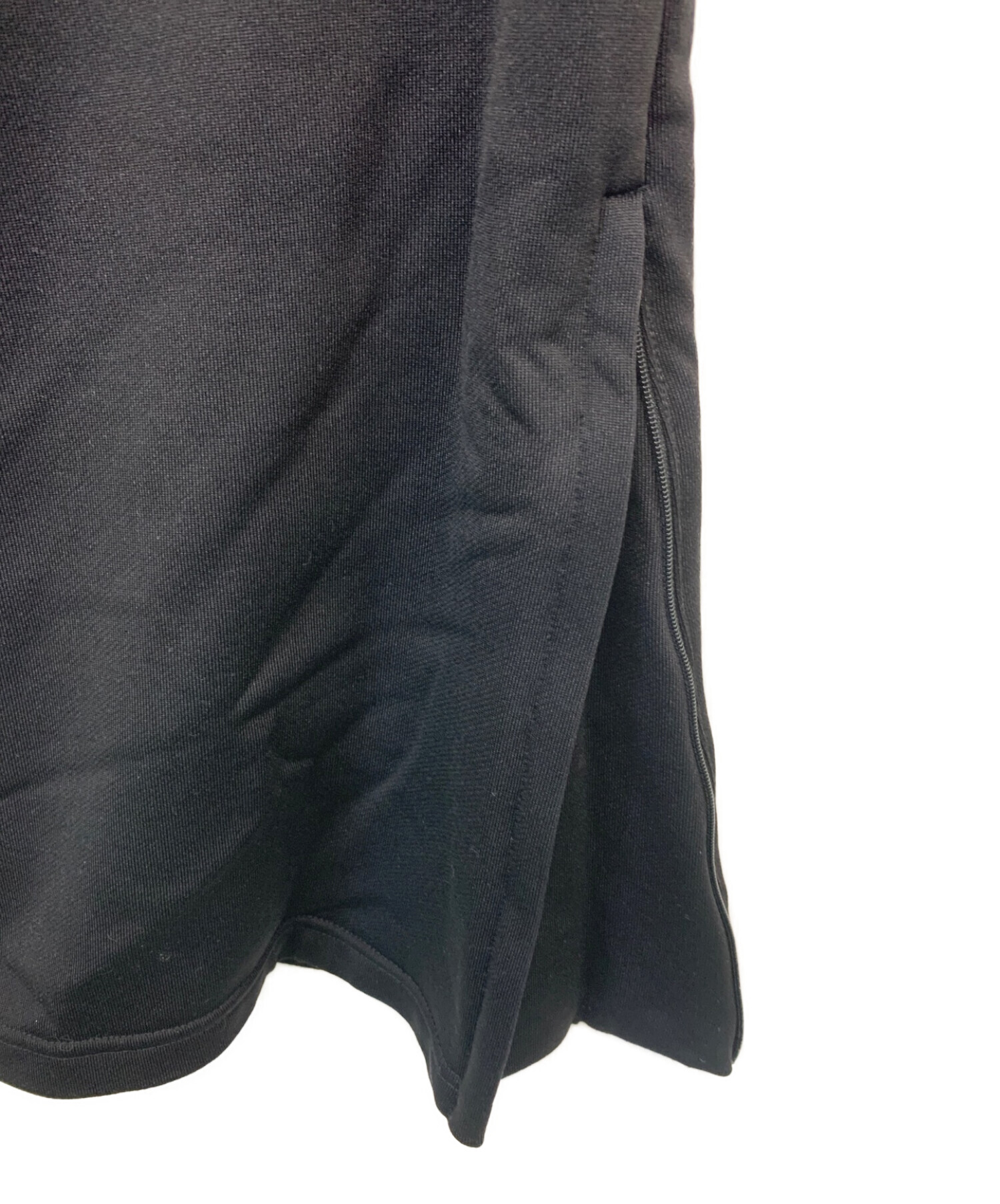 BALENCIAGA (バレンシアガ) 裾ジップフレアトラックパンツ ブラック サイズ:34