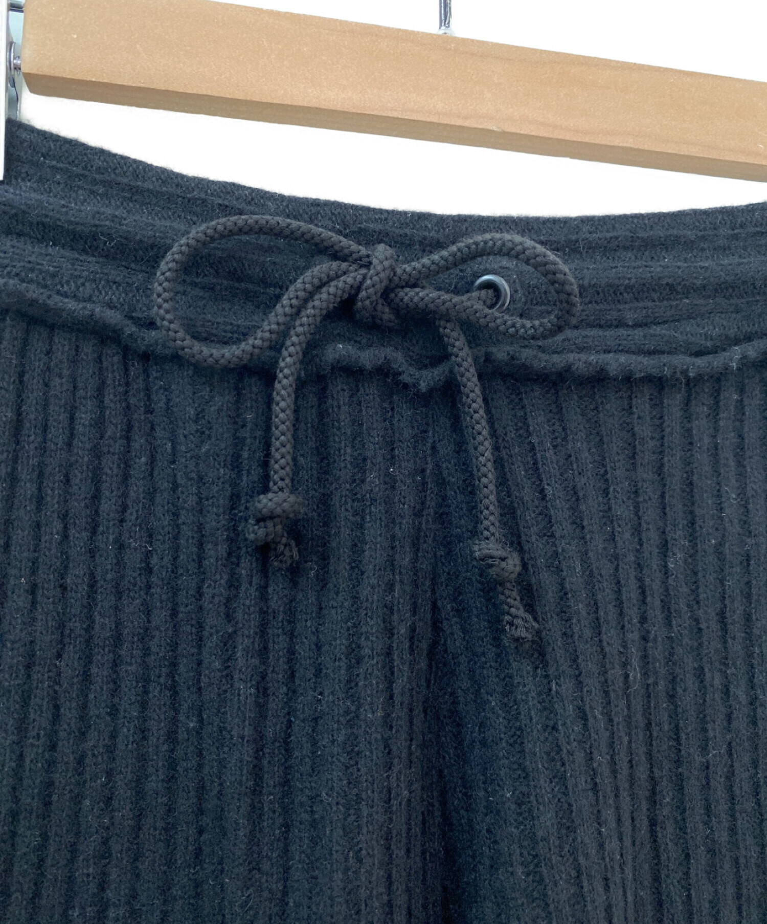 中古・古着通販】Y's (ワイズ) WOOL NYLON UNEVEN WAIST STRING PANTS ...