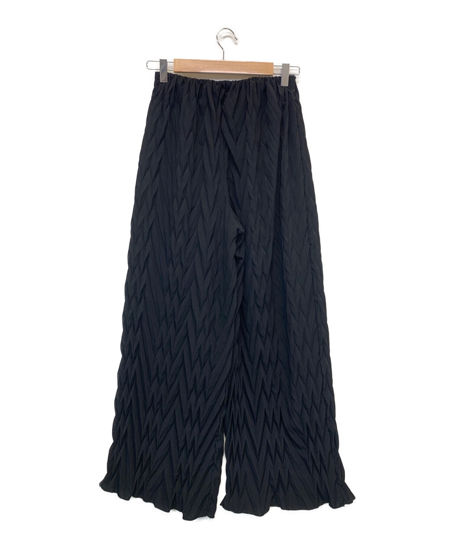 TELOPLAN (テーロプラン) Poldi Pleats Pants ブラック サイズ:F