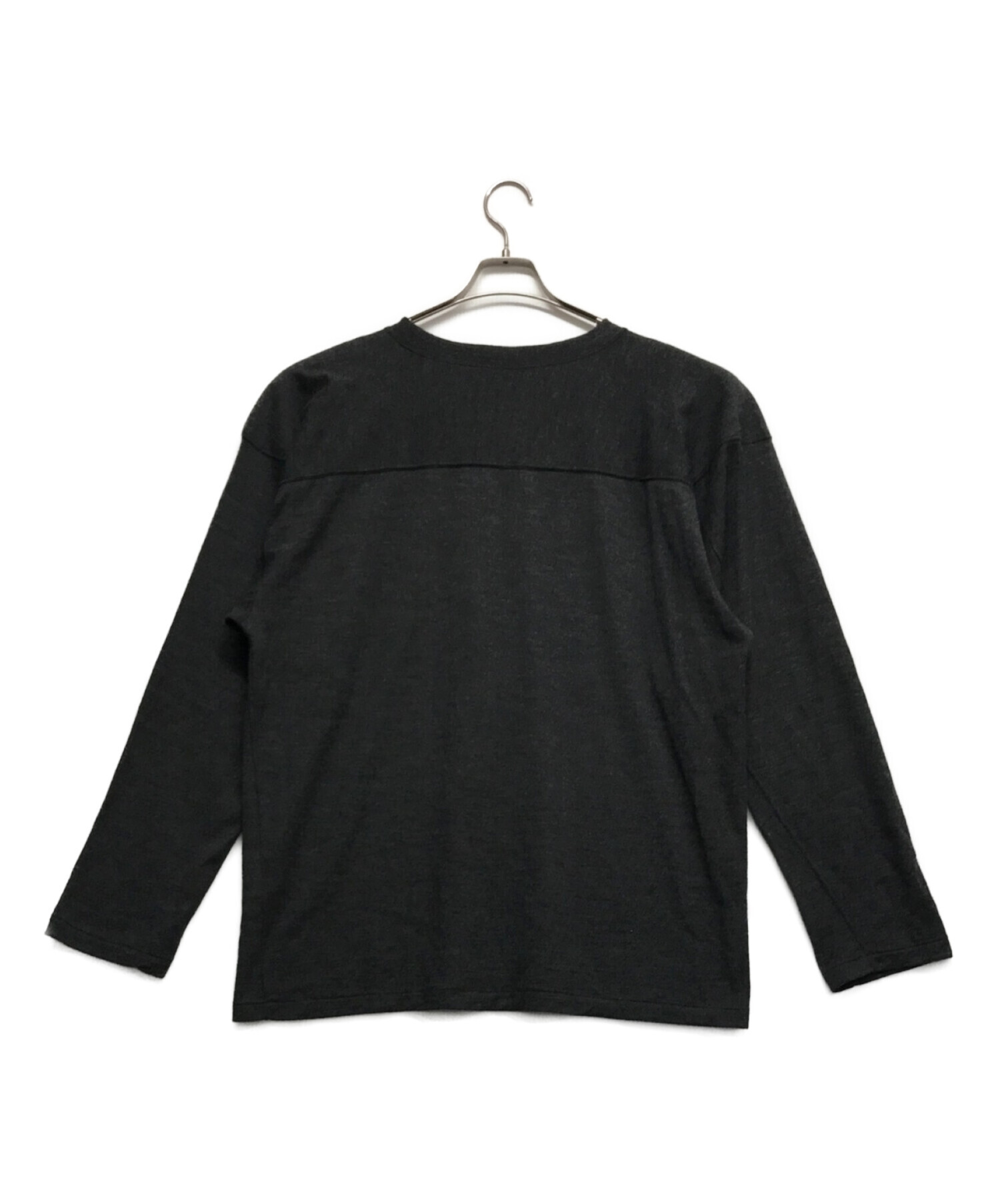 オンラインストア販売 Merino Wool Football Shirt SUHF290 Gray