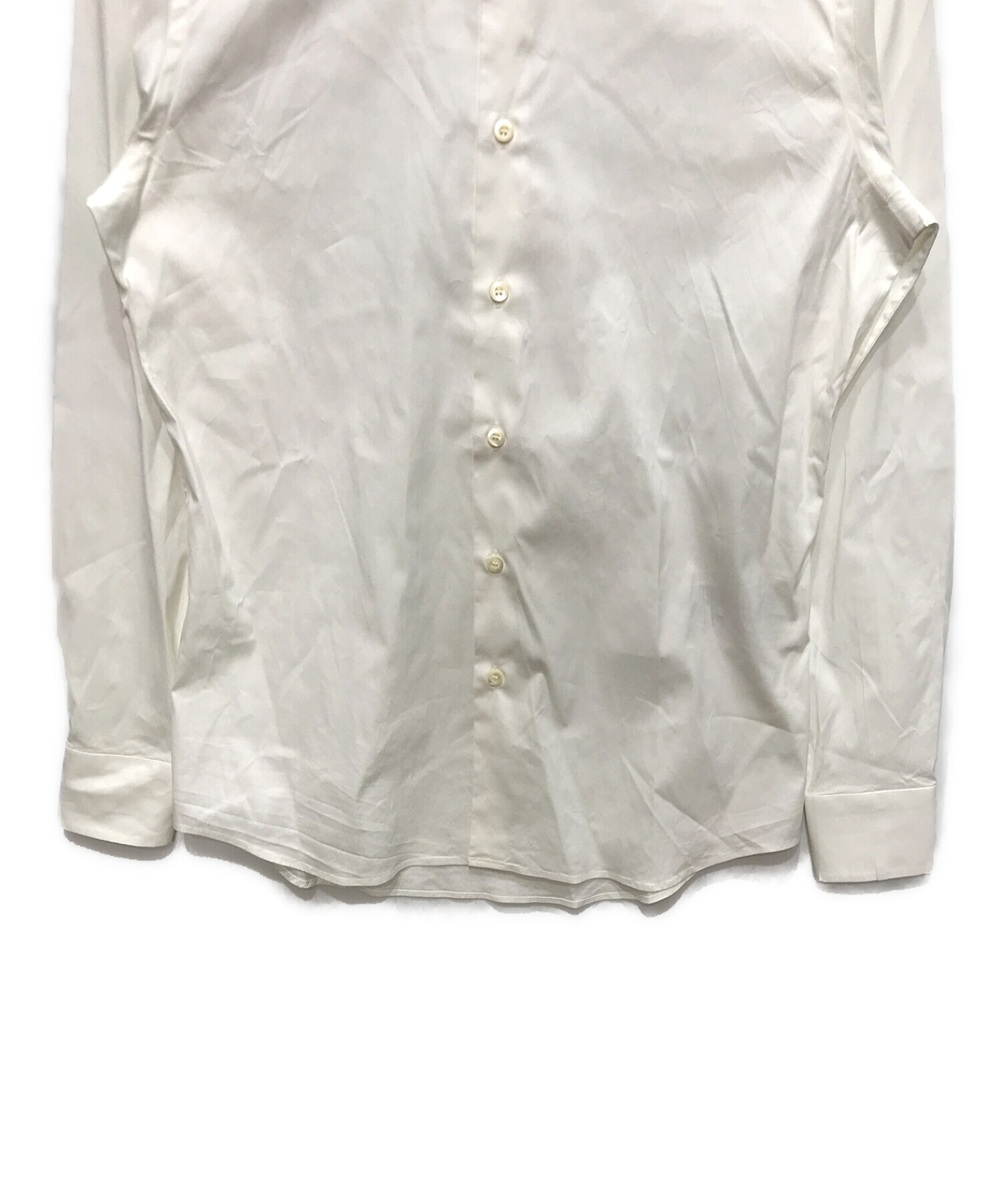 PRADA (プラダ) ドレスシャツ ホワイト サイズ:37　14 1/2