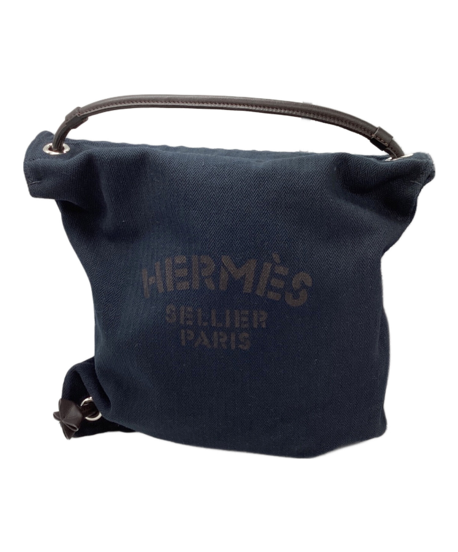 中古・古着通販】HERMES (エルメス) マリーヌ2WAYバッグ ネイビー 