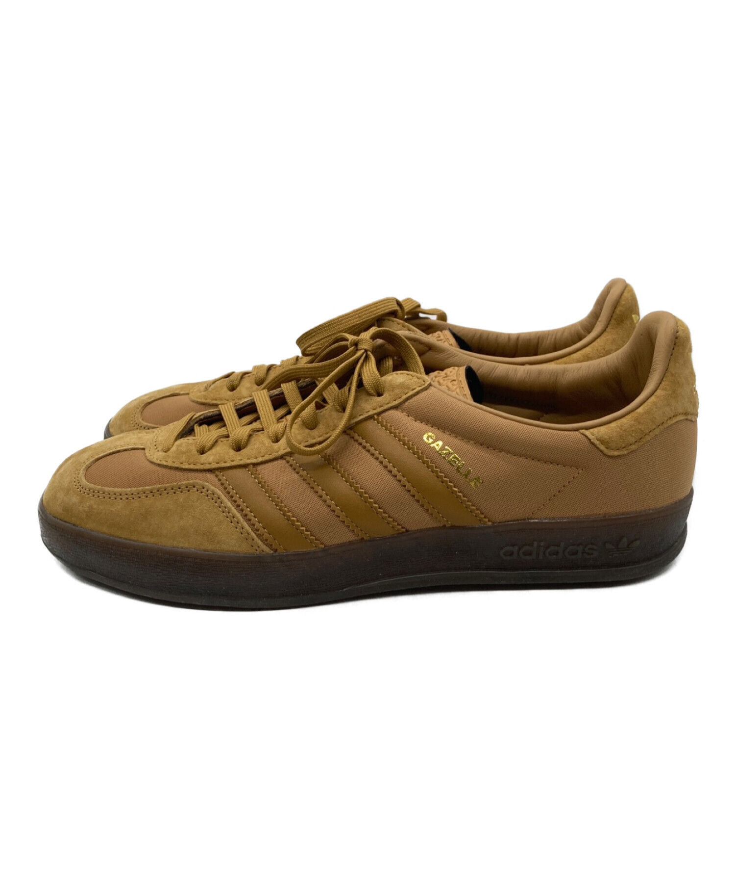 adidas (アディダス) GAZELLE Indoor Shoes　スニーカー　Ｈ06269　ブラウン ブラウン サイズ:26.5ｃｍ