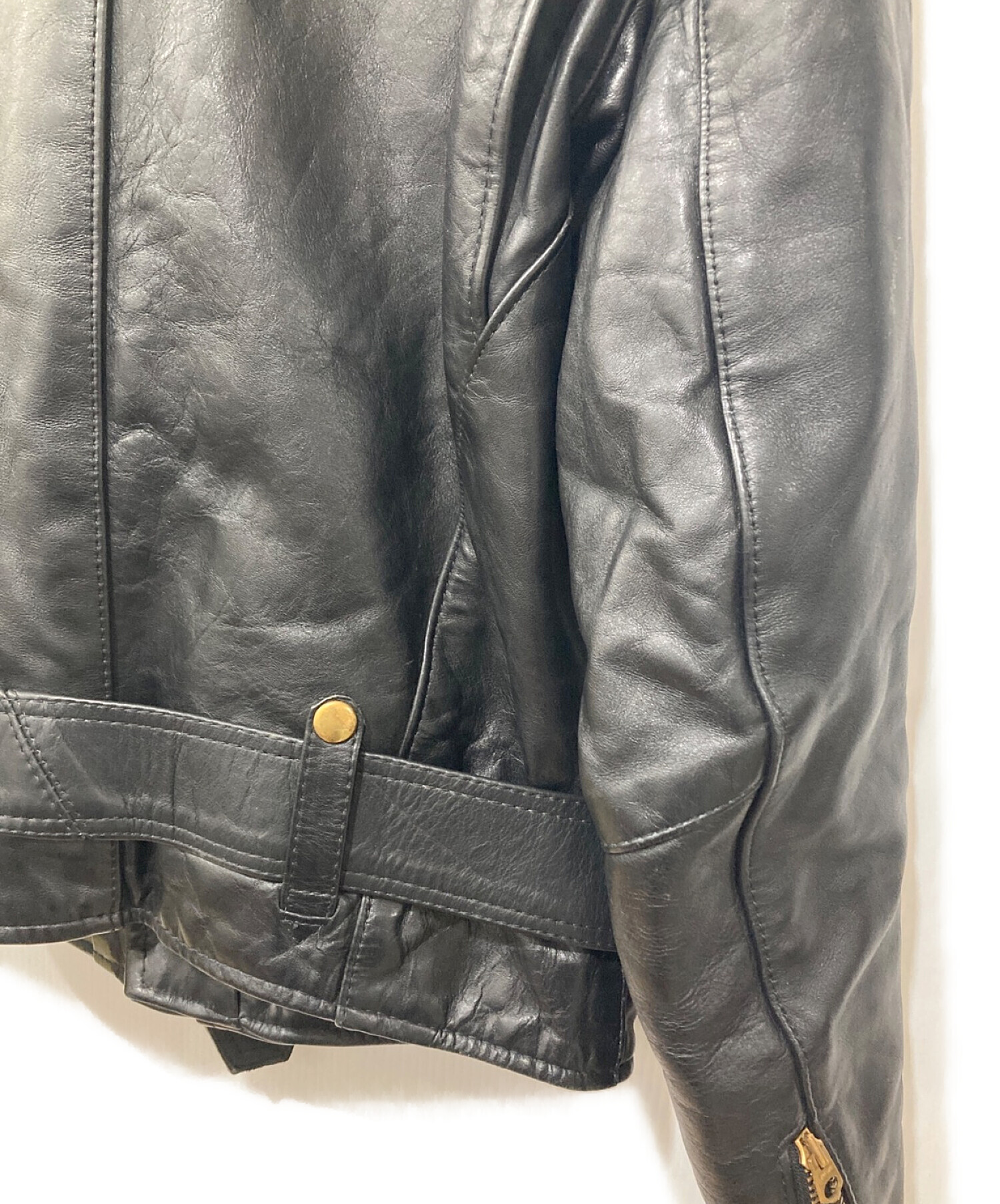 中古・古着通販】VANSON (バンソン) ダブルライダースジャケット