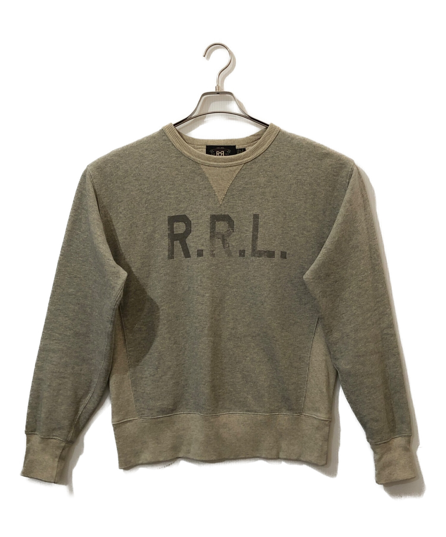 RRL (ダブルアールエル) フェード スウェットシャツ グレー サイズ:M
