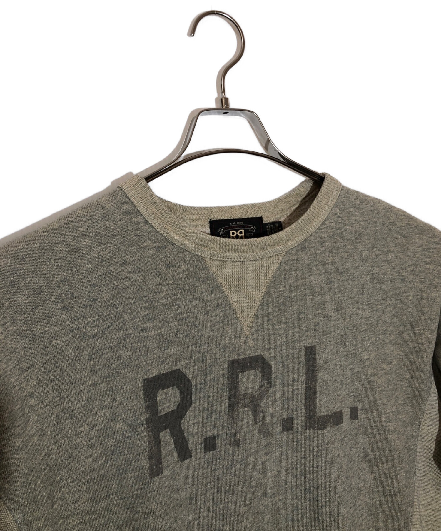 RRL (ダブルアールエル) フェード スウェットシャツ グレー サイズ:M