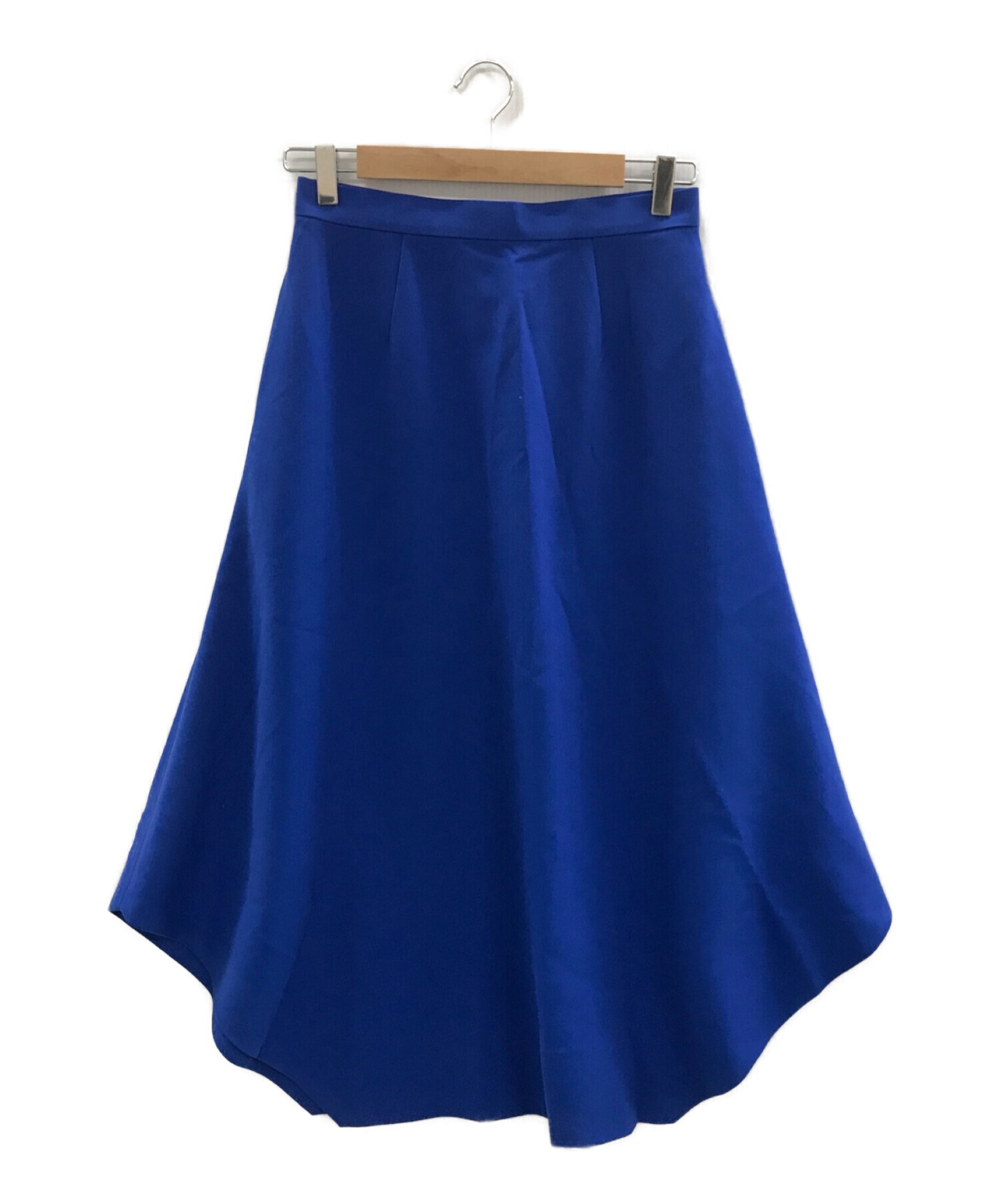 ENFOLD (エンフォルド) ロングフレアスカート ブルー サイズ:38