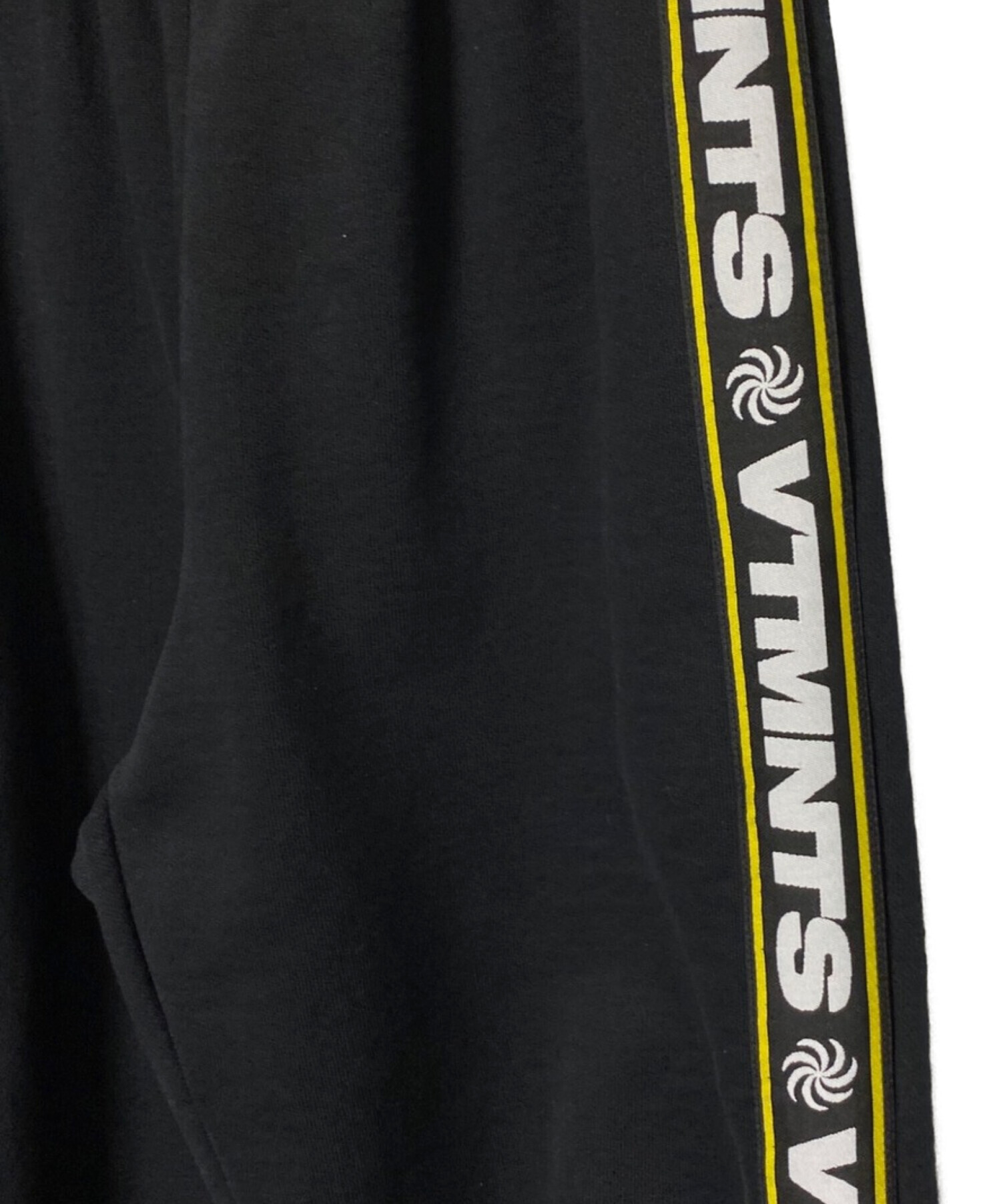 VETEMENTS (ヴェトモン) Logo Tape Sweat Pants ブラック サイズ:XS