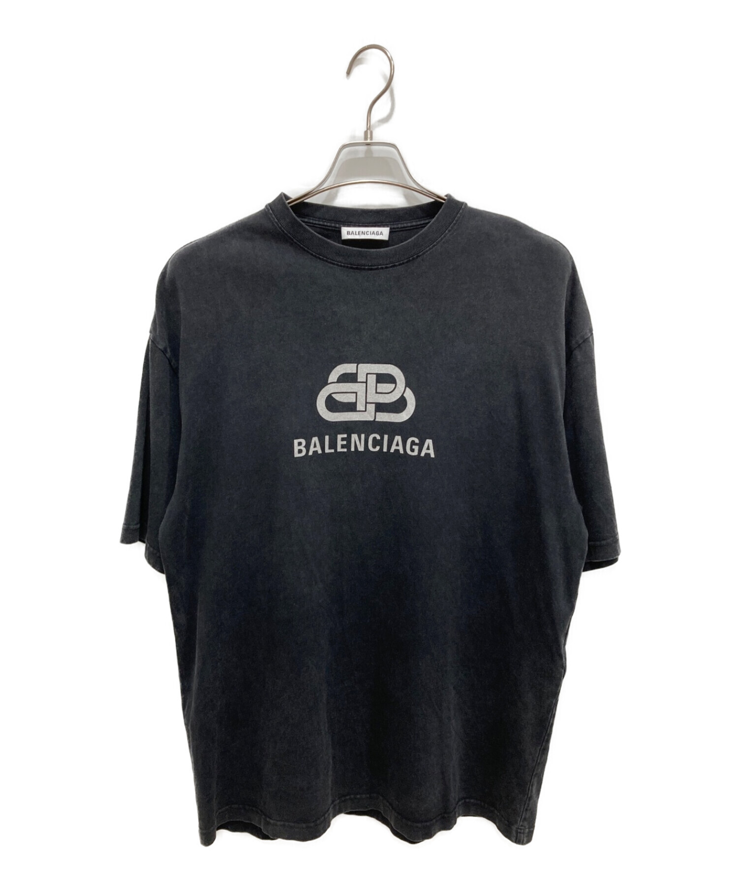 BALENCIAGAシャツ(希少)バレンシアガ　BB regular T-shirt ブラック　xsサイズ