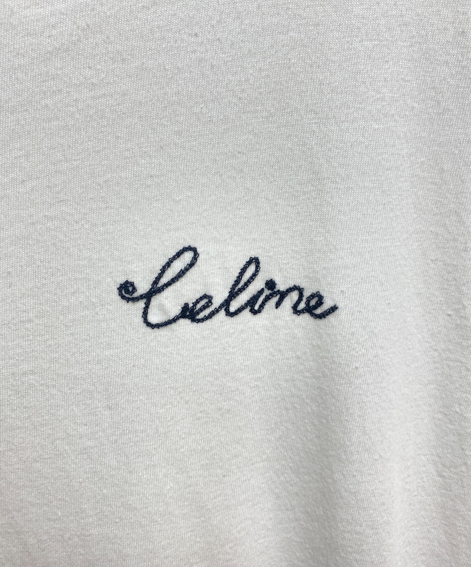 CELINE (セリーヌ) エンブロイダリー Tシャツ ホワイト サイズ:M