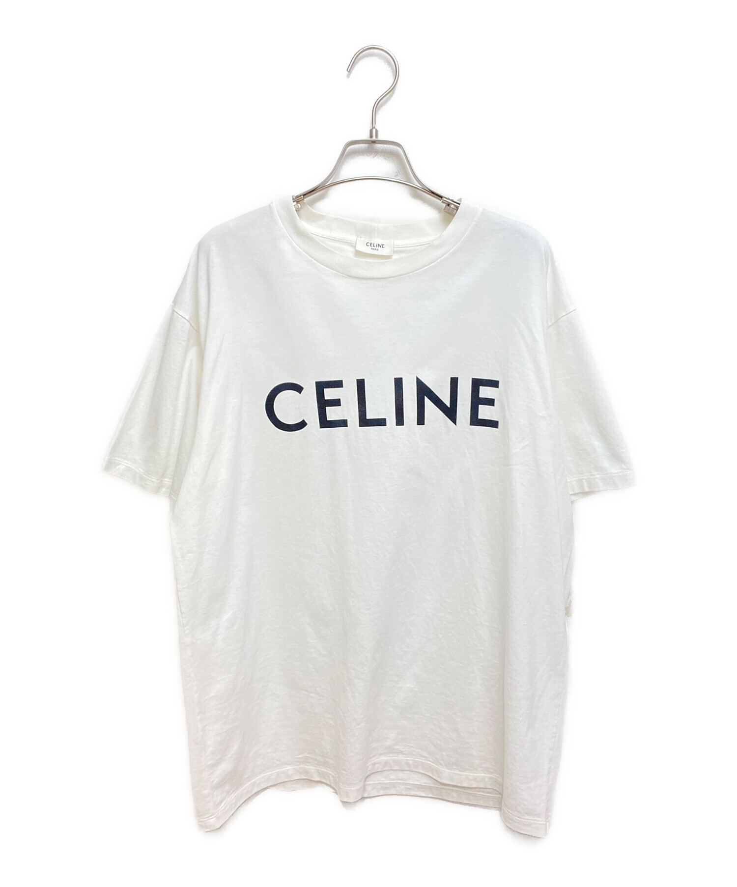 【CELINE】セリーヌ ルーズ Tシャツ コットンジャージー ホワイト S