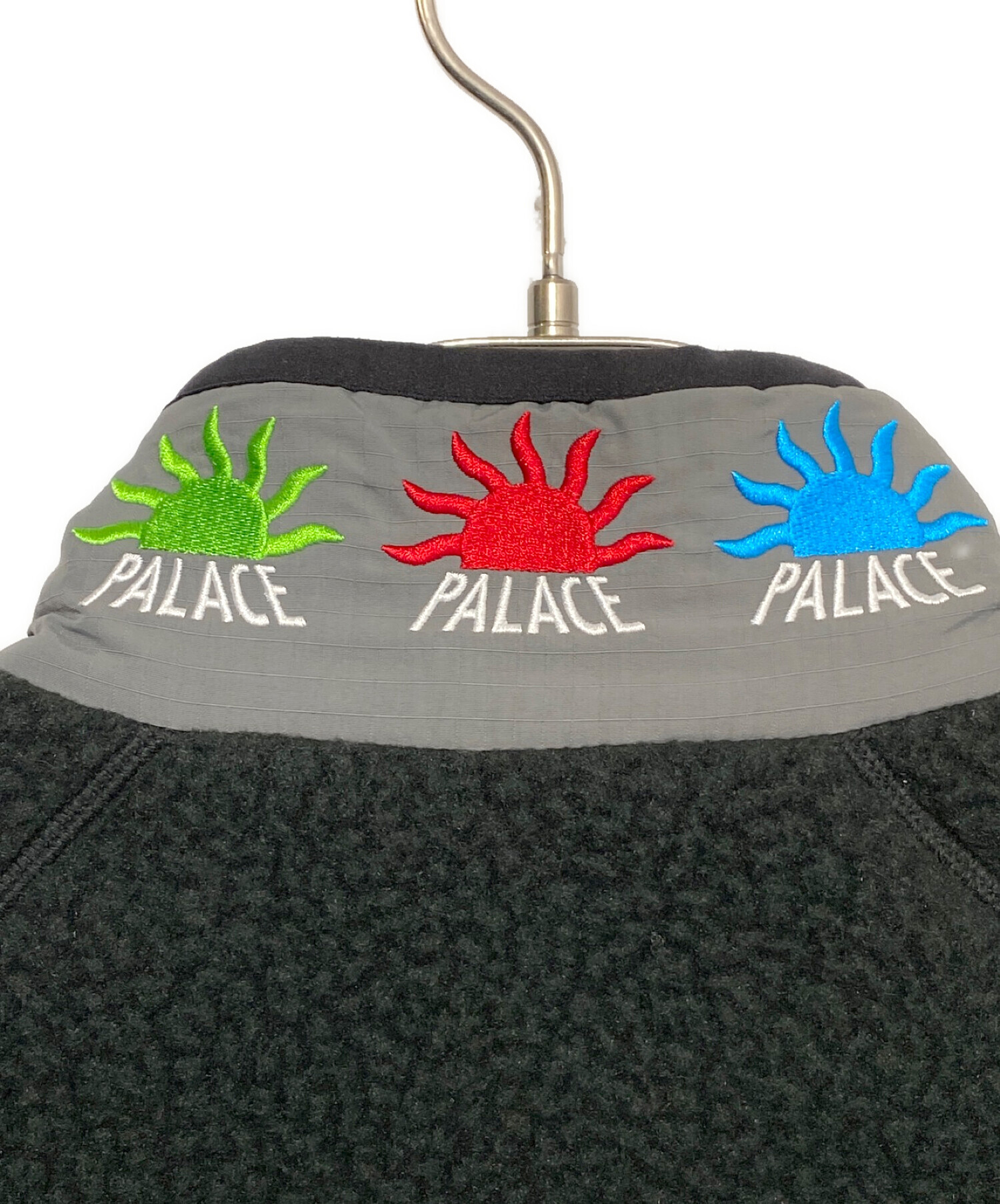 PALACE (パレス) Polartec Go-Go Jacket グリーン×グレー サイズ:S