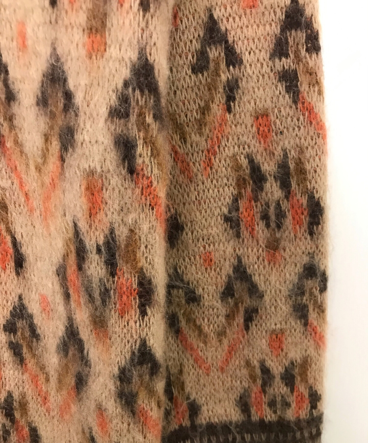 中古・古着通販】Needles (ニードルス) MOHAIR CARDIGAN ベージュ