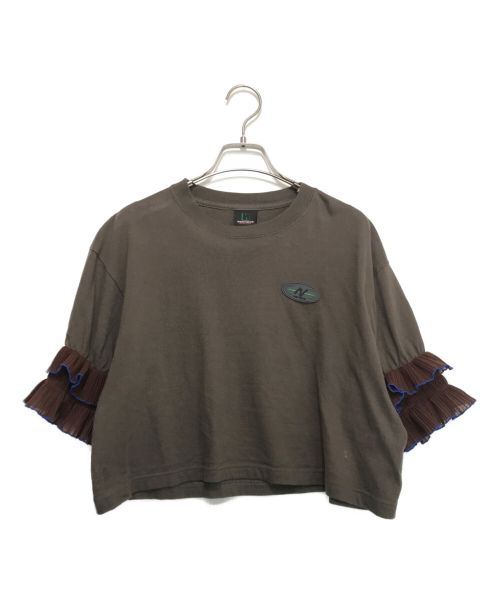 【中古・古着通販】NON TOKYO (ノントーキョー) PLEATS FRILL T