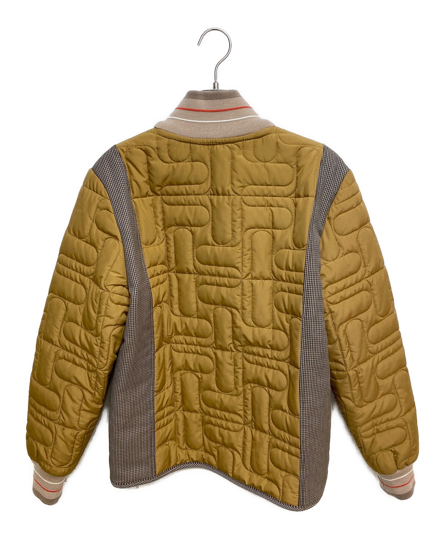 WALES BONNER (ウェールズボナー) QUILTED TECHNICAL EXPRESSION ZIP JACKET サンド サイズ:44