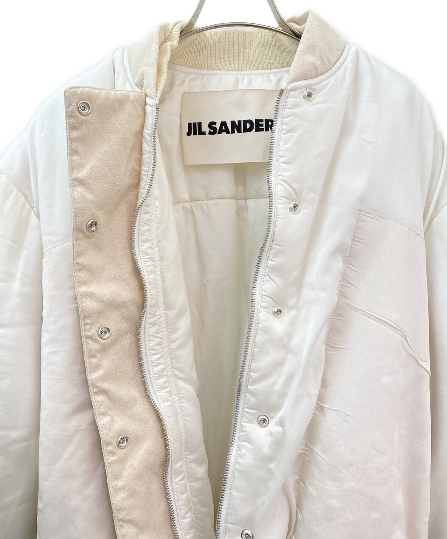 JIL SANDER (ジルサンダー) ボンバージャケット アイボリー サイズ:34