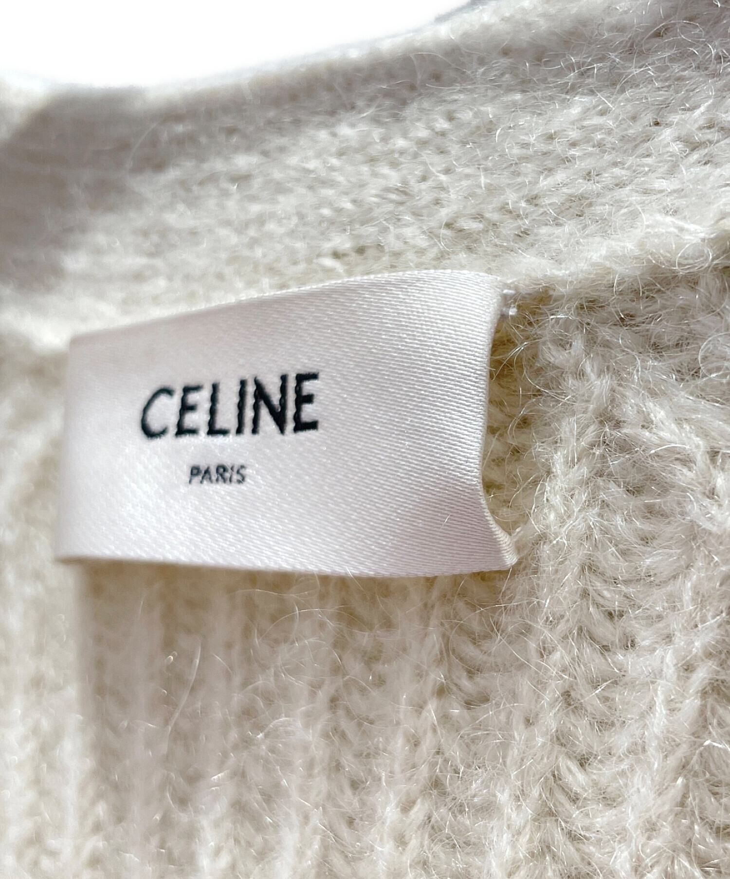 中古・古着通販】CELINE (セリーヌ) モヘアシルクニットカーディガン