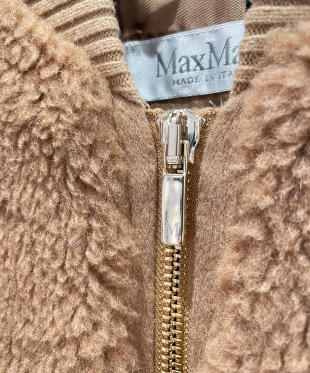 中古・古着通販】MaxMara (マックスマーラ) JUGLASテディベアケープ キャメル サイズ:S 未使用品｜ブランド・古着通販  トレファク公式【TREFAC FASHION】スマホサイト