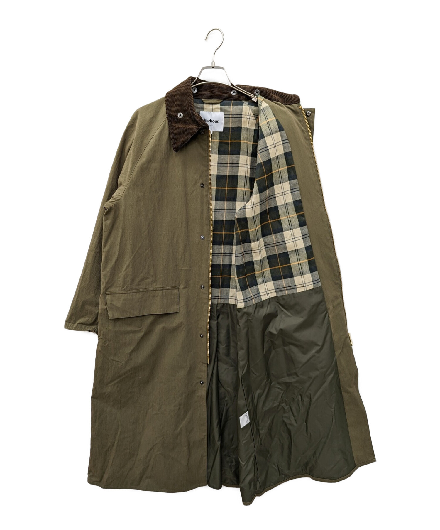 中古・古着通販】Barbour (バブアー) ノンワックスコート オリーブ