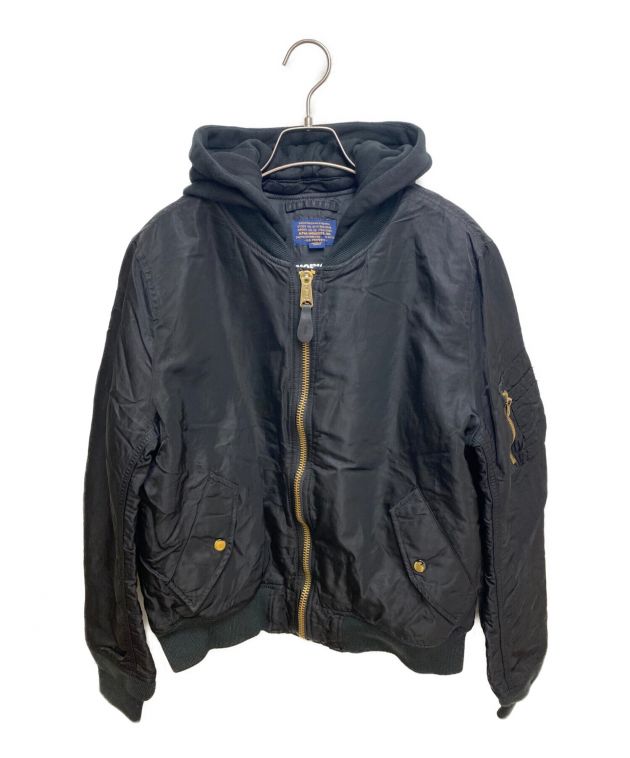 中古・古着通販】COMME de GARCONS black market (コムデギャルソン ブラックマーケット) MA-1 ボンバージャケット  ブラック サイズ:L｜ブランド・古着通販 トレファク公式【TREFAC FASHION】スマホサイト