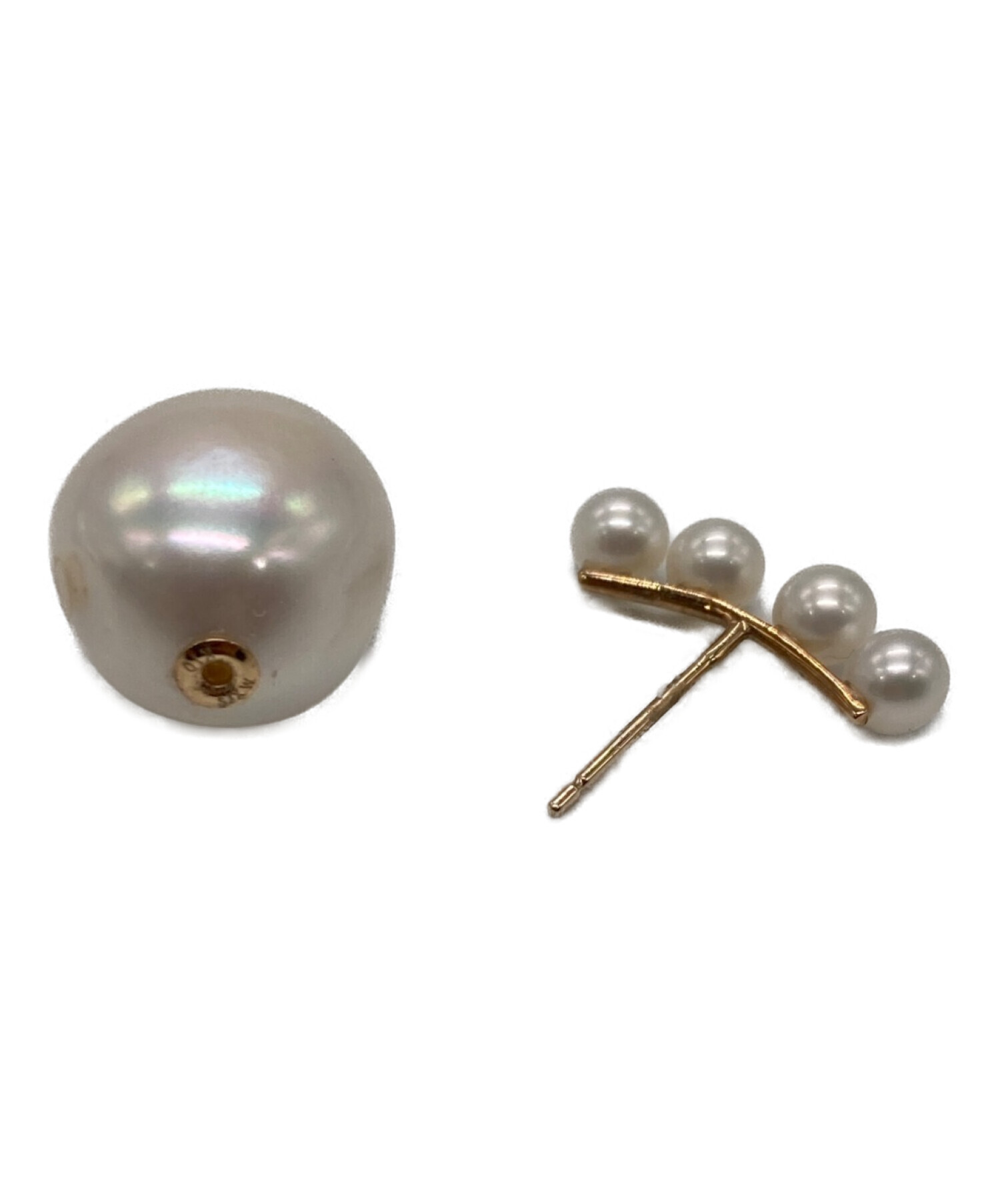 sjx (エスジェイエックス) BIG PEARL PIERCED EARRING