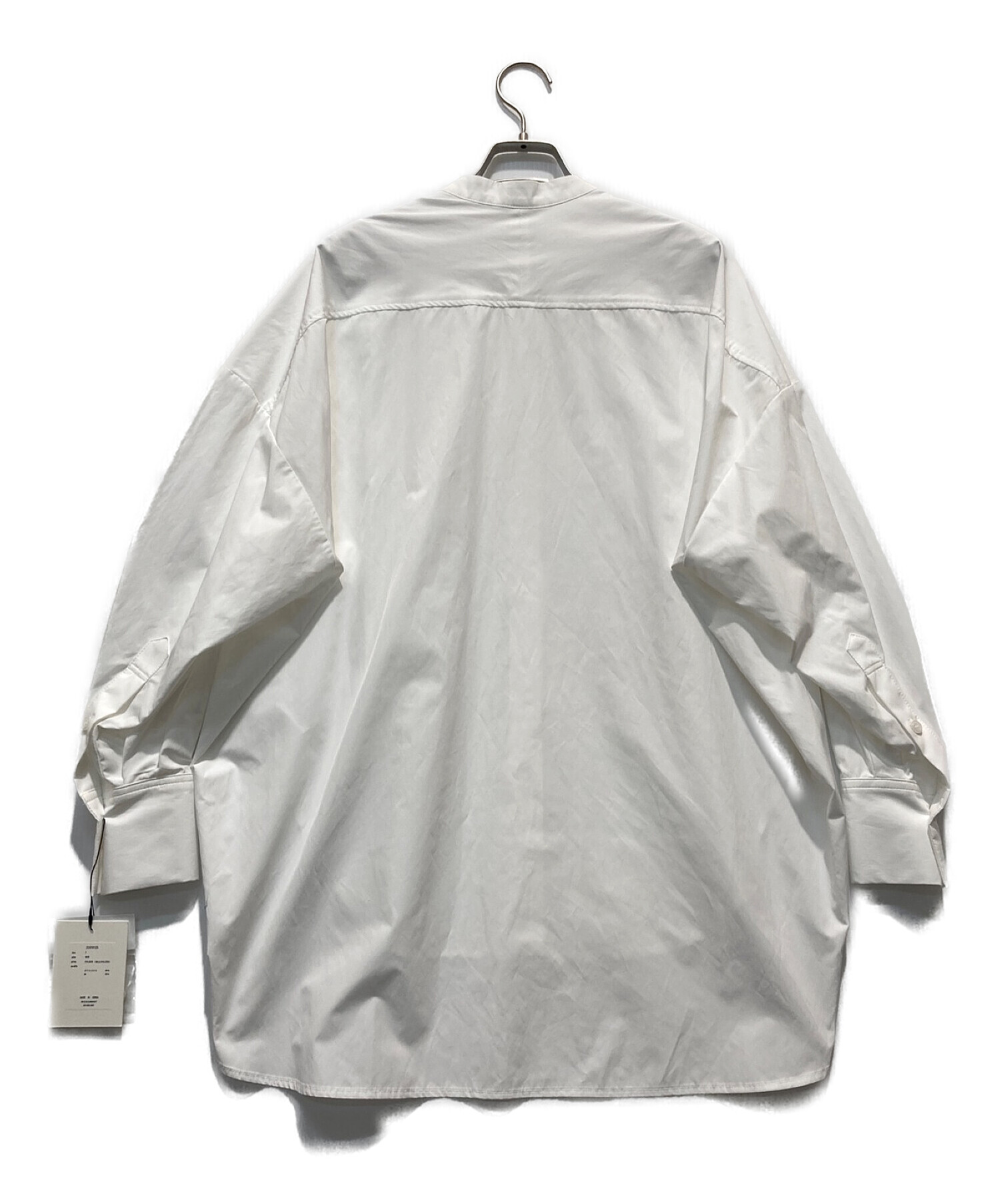 machatt (マチャット) スタンドカラーオーバーシャツ ホワイト サイズ:F 未使用品