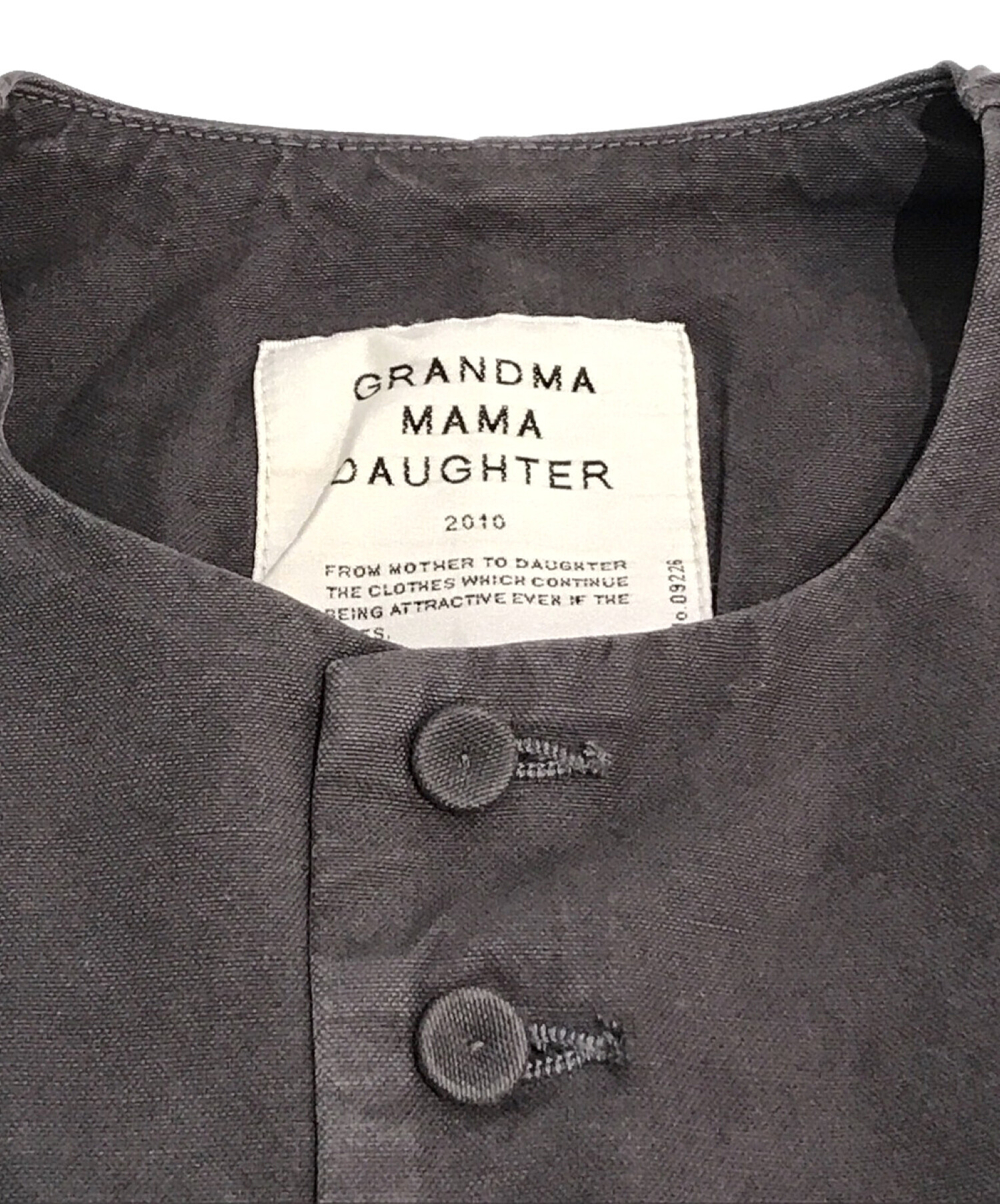 中古・古着通販】GRANDMA MAMA DAUGHTER (グランママドーター) ノー