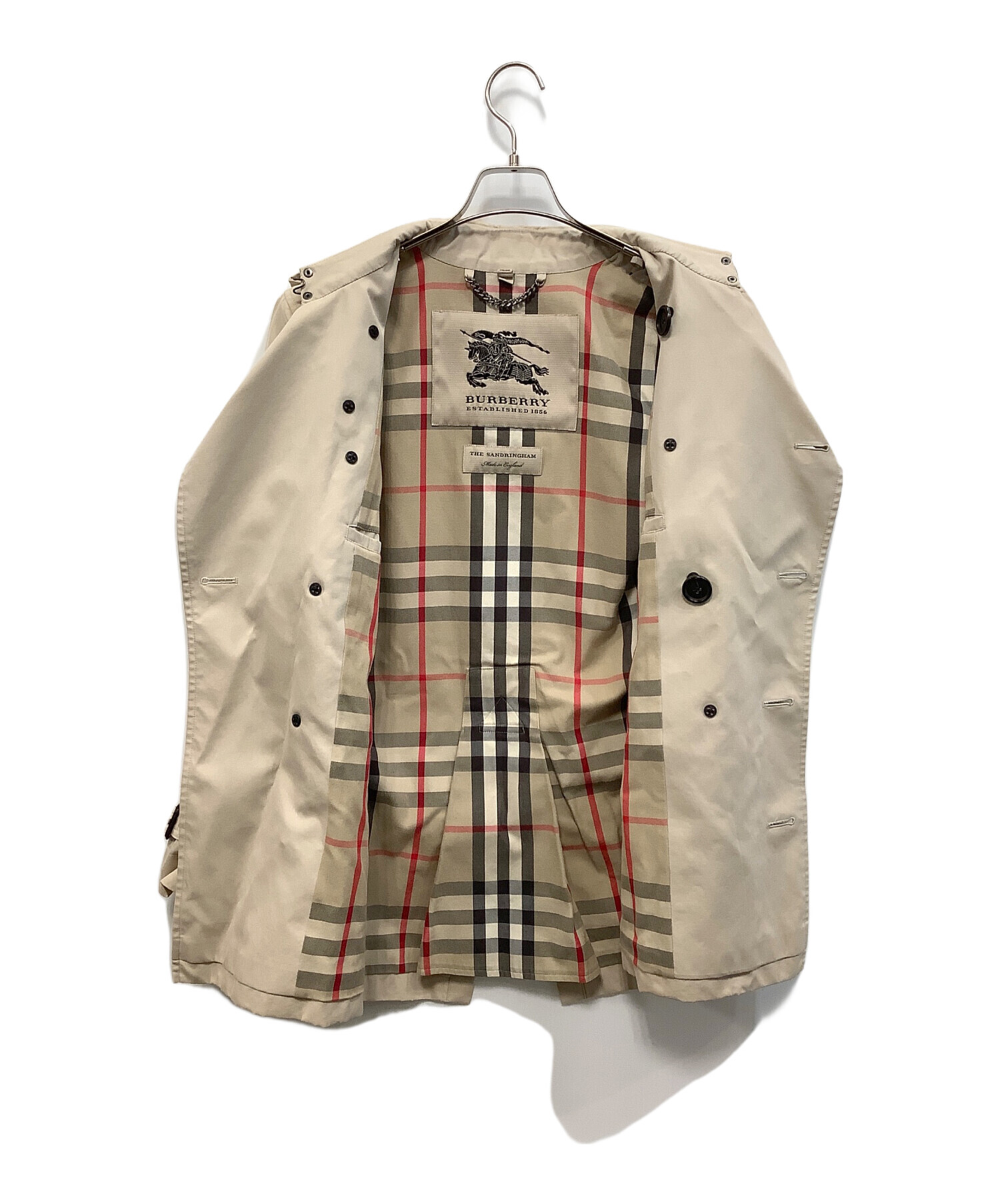 中古・古着通販】BURBERRY (バーバリー) トレンチコート ベージュ サイズ:46｜ブランド・古着通販 トレファク公式【TREFAC  FASHION】スマホサイト