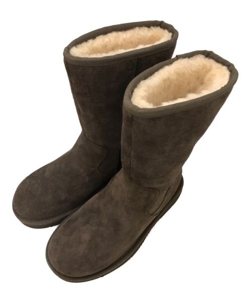 中古・古着通販】UGG (アグ) サイドジップムートンブーツ ブラウン