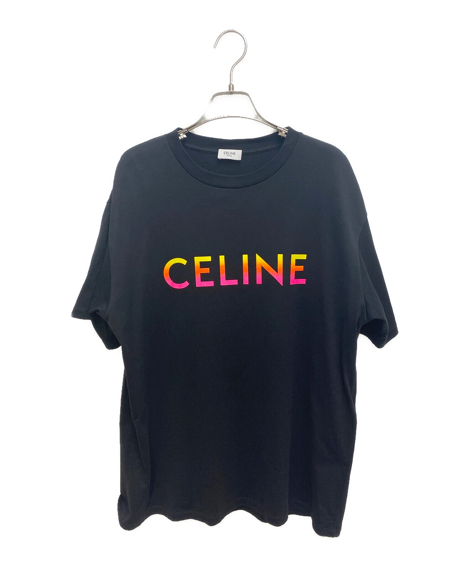 CELINE (セリーヌ) ルーズTシャツ / コットンジャージー ブラック サイズ:S