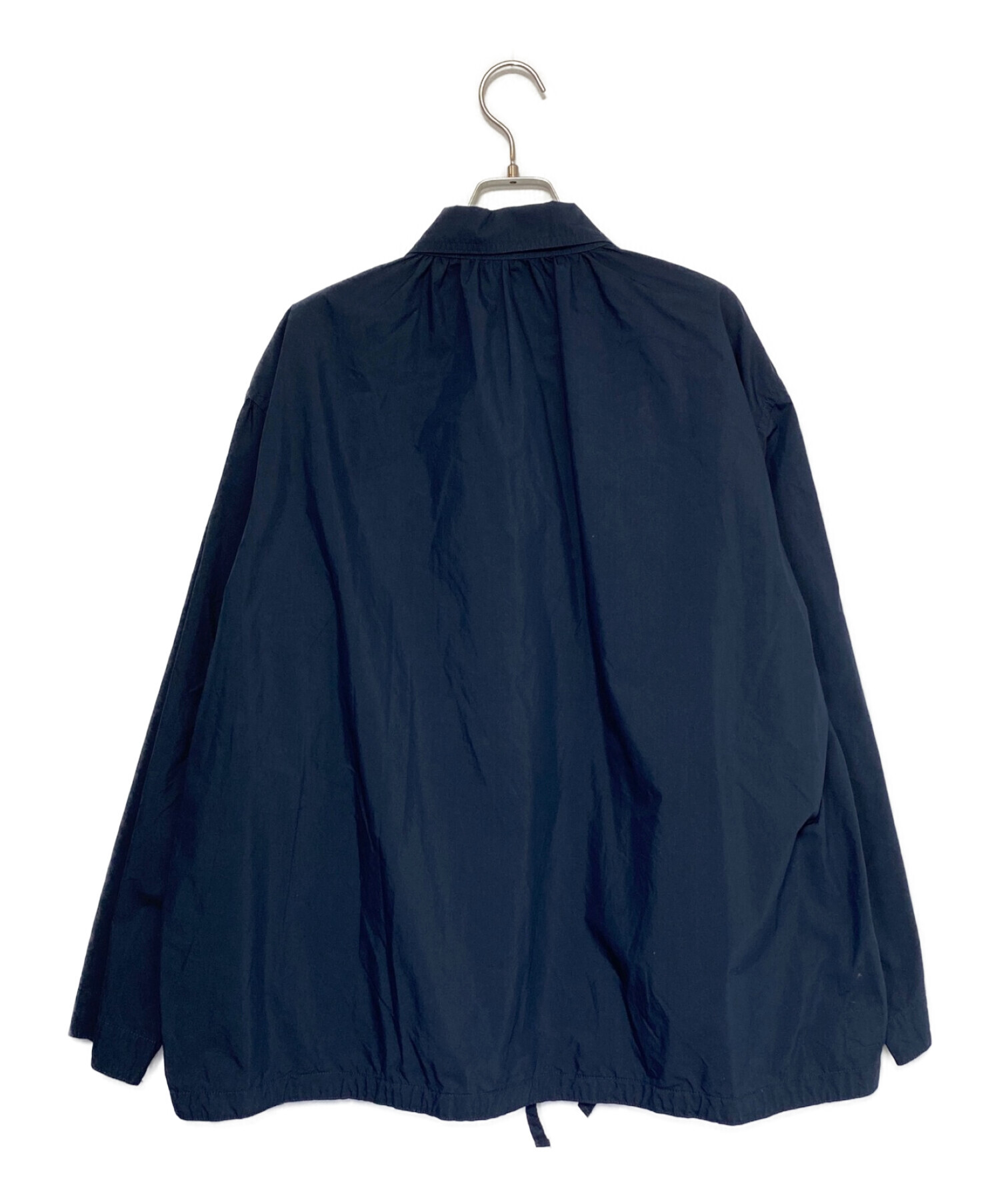 Porter Classic (ポータークラシック) POPLIN GATHERED JACKET ネイビー サイズ:SIZE 3