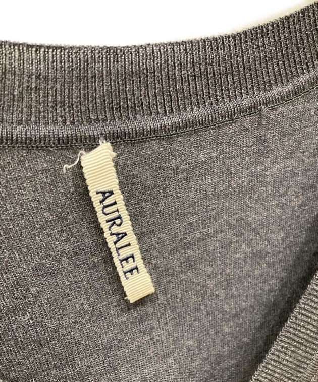 中古・古着通販】AURALEE (オーラリー) SUPER HIGH GAUGE WOOL KNIT V