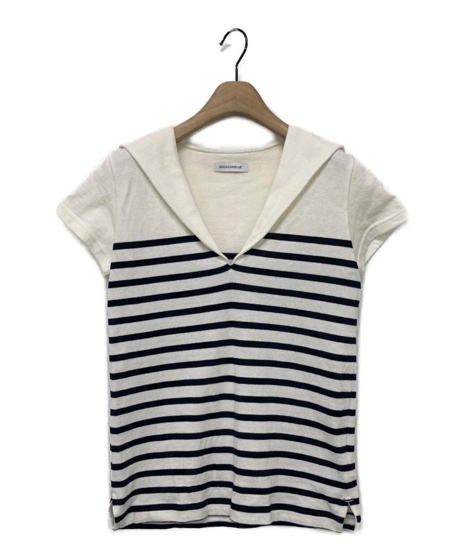 MADISON BLUE (マディソンブルー) SAILOR BORDER TEE WHITE サイズ:01