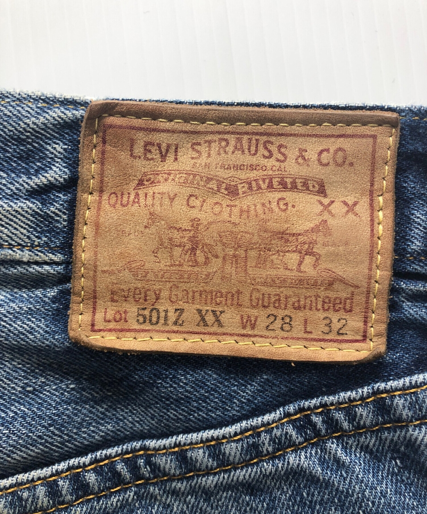 LEVI'S VINTAGE CLOTHING (リーバイスヴィンテージクロージング) 501ZXX復刻デニムパンツ インディゴ サイズ:Ｗ28L32