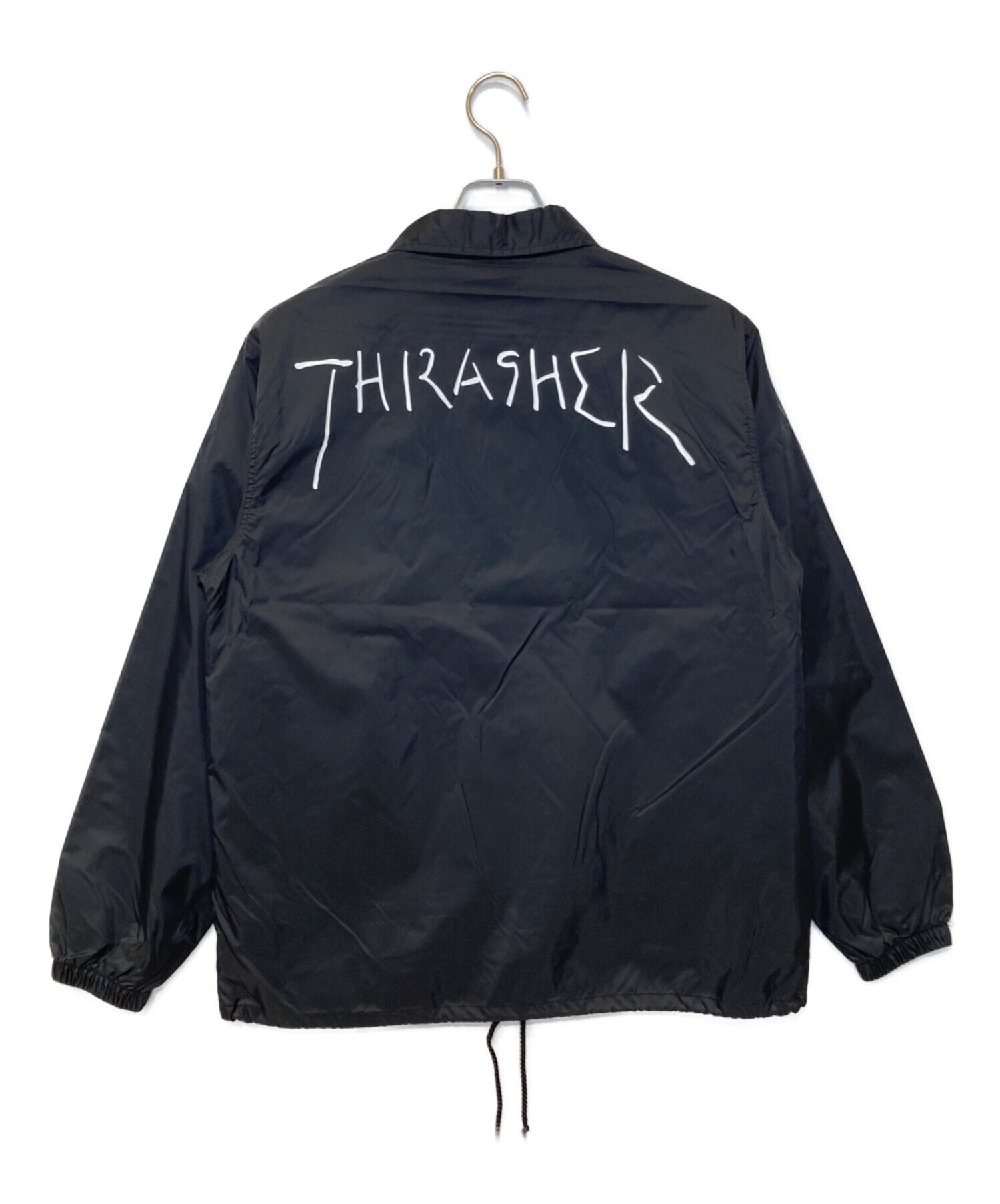 THRASHER (スラッシャー) コーチジャケット ブラック サイズ:M