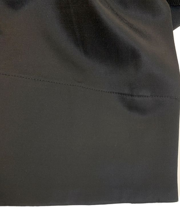 YORI (ヨリ) ハイウエストIラインスカート ブラック サイズ:34
