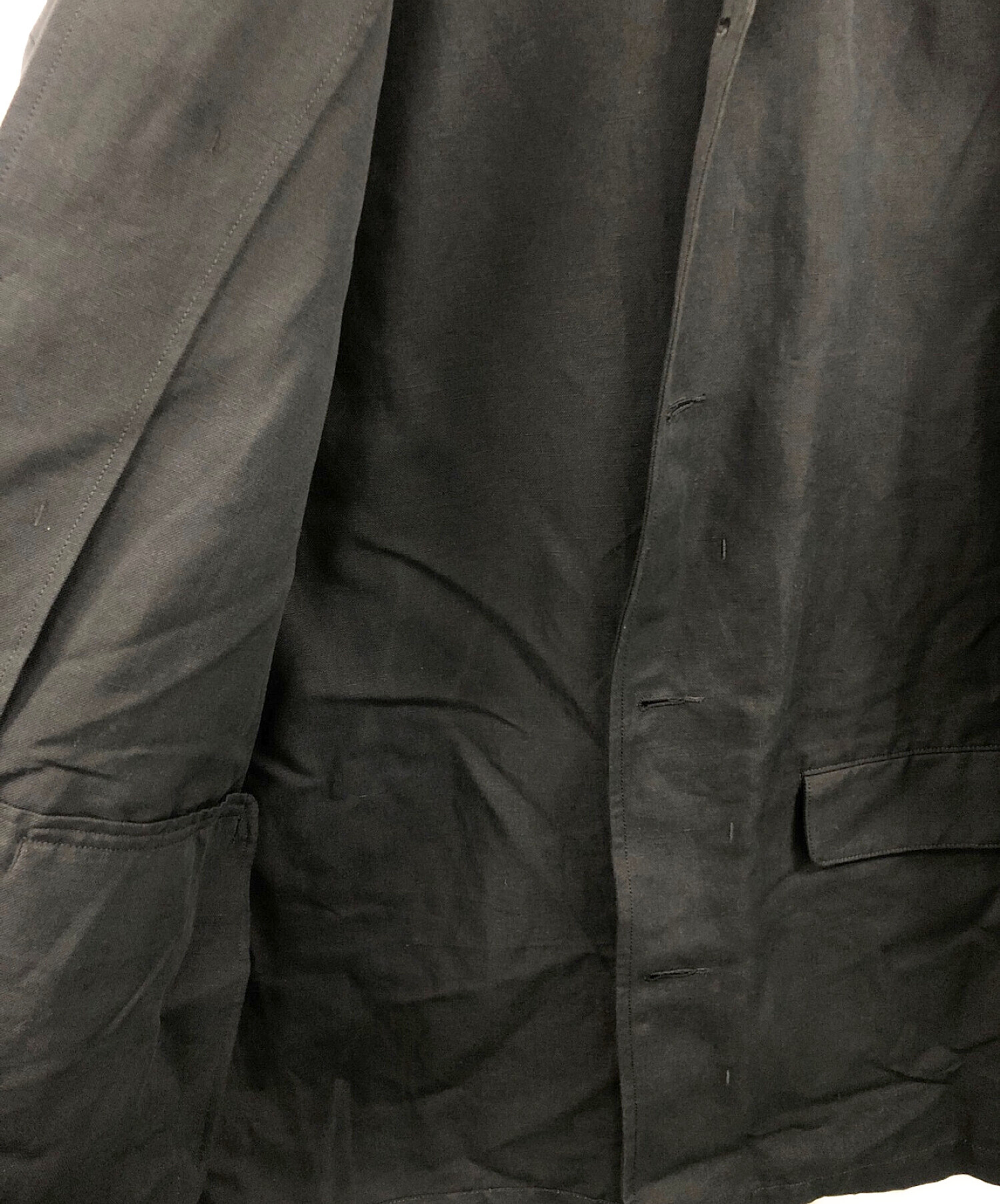 tilt the authentic (チルト ザ オーセンティックス) CLICA Mat Cloth Coverall/カバーオール ブラック  サイズ:2