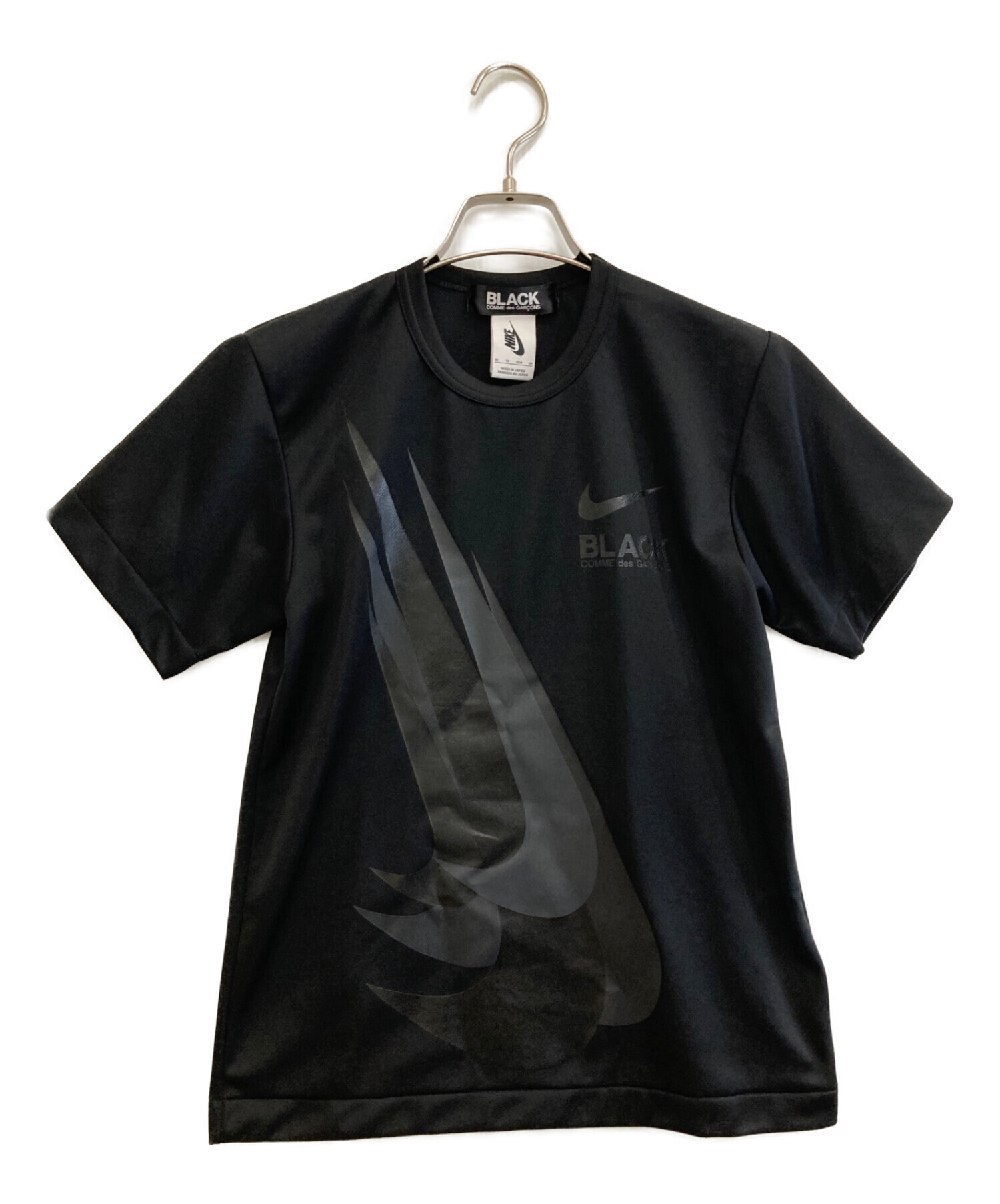 ブラック コムデギャルソン Tシャツ - Tシャツ/カットソー(半袖/袖なし)