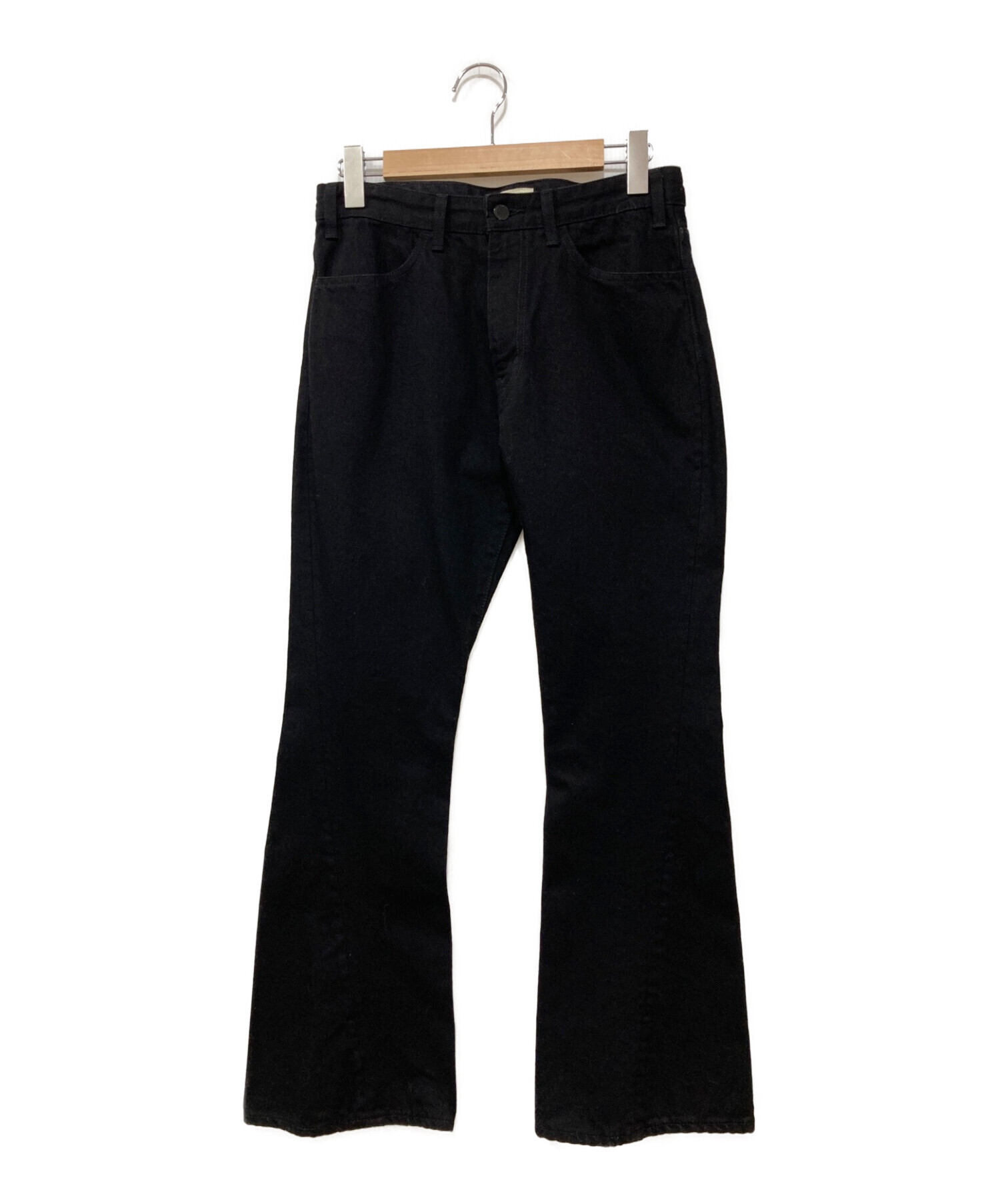 中古・古着通販】FORSOMEONE (フォーサムワン) 146 DENIM TROUSERS ブラック サイズ:46｜ブランド・古着通販  トレファク公式【TREFAC FASHION】スマホサイト