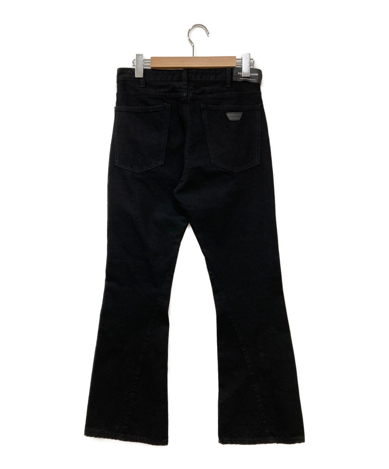 FORSOMEONE (フォーサムワン) 146 DENIM TROUSERS ブラック サイズ:46