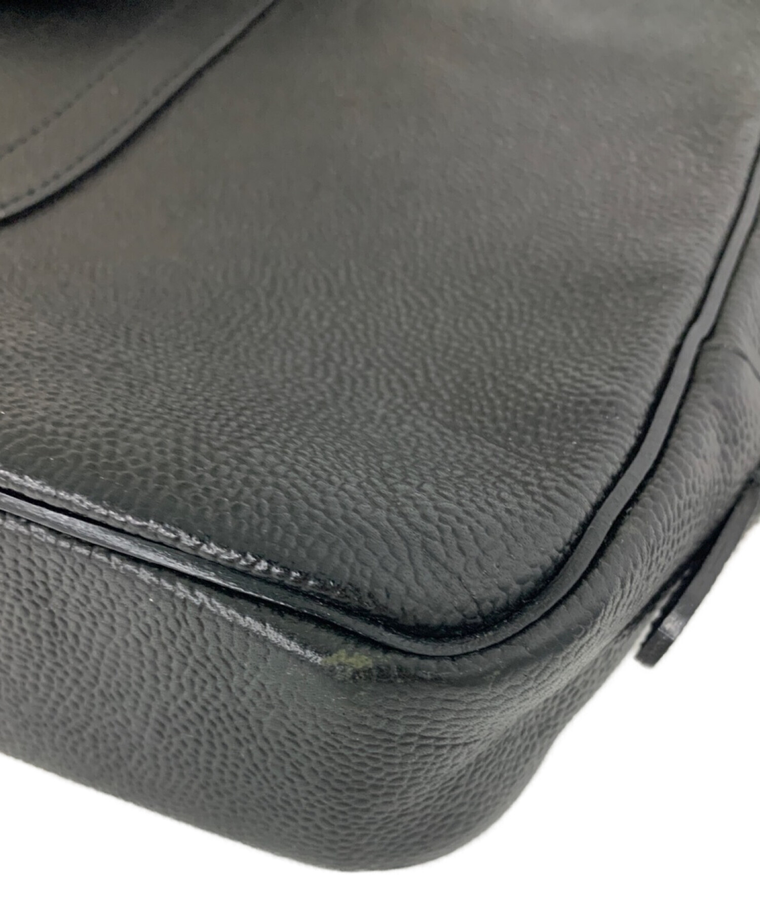 美品 ポーター PORTER バッグ 80th アニバーサリーモデル PGB ビジネスバッグ ブリーフケース カーフレザー カバン 鞄 メンズ ブラック
